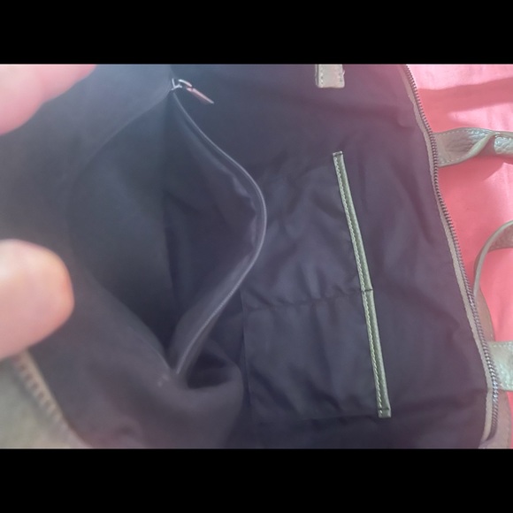 Co lab, large olive green vegan leather tote - Picture 5 of 6